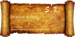 Stelcz Kitti névjegykártya